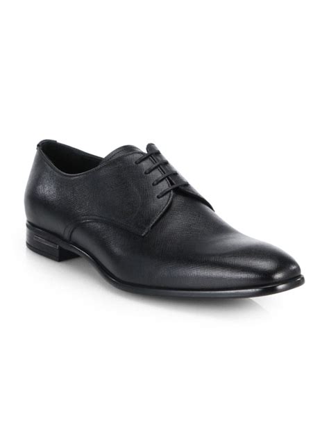 prada 1073 mens black leather dress shoes|prada shoes size 7 7.5.